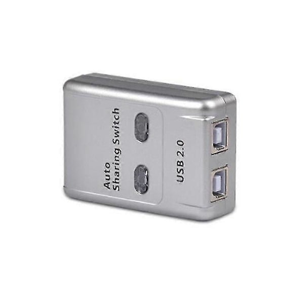 Usb 2.0 Auto Delings Switch 2 Port Hub Adapter Switcher Til 2 Pc Printer Enheder Understøtter Windows