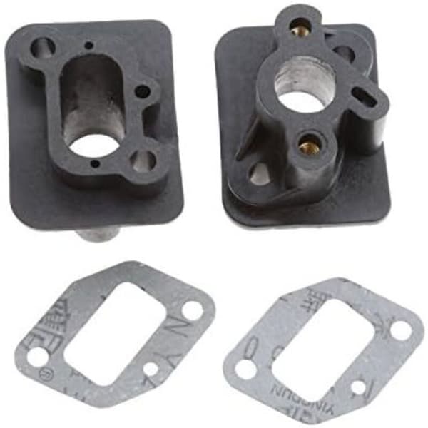 Innsugningsmanifold Reservedeler Reparasjonssett for forgasser, gresstrimmer med pakning, 2 stk.