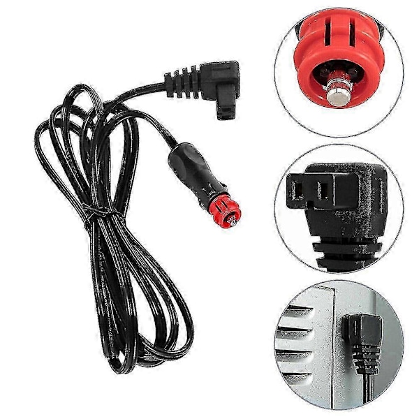 2M kabeltilslutningsledning 12V til WAECO CF, CDF kompressorkøler Edition d