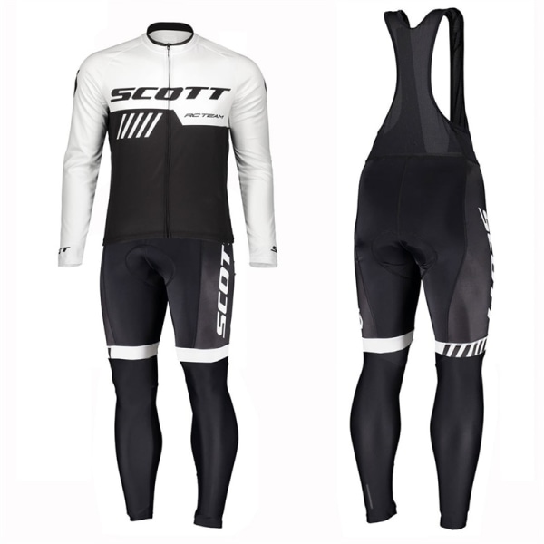 SCOTT 2023 maastopyörä polkupyörä miesten pitkähihainen puku pyöräilyvaatteet hengittävä MTB pyöräilyvaatteet jersey ciclismo cycling set 14 XL