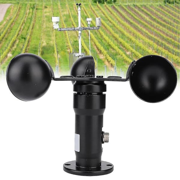Vindhastighetssensor Anemometer i Aluminiumlegering med Pulsignalutgång för Noggrann Vindmätning - mxbc