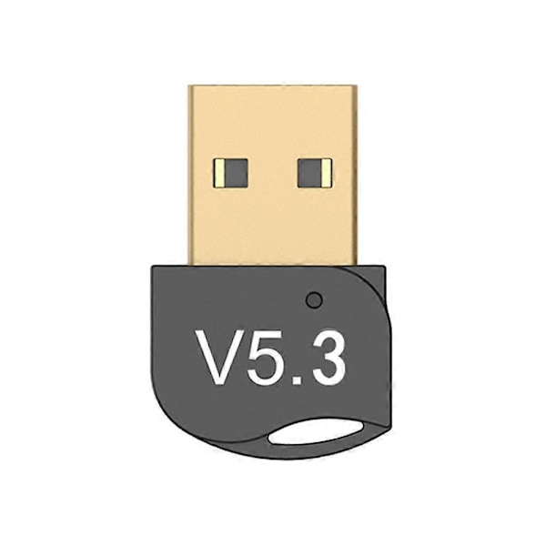 USB Bluetooth 5.3 Adapter Dongle 24Mbps Trådløs Sender Mottaker