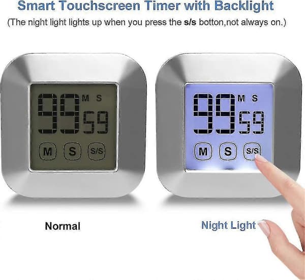 Køkken Timer Touch Screen Digital Madlavning