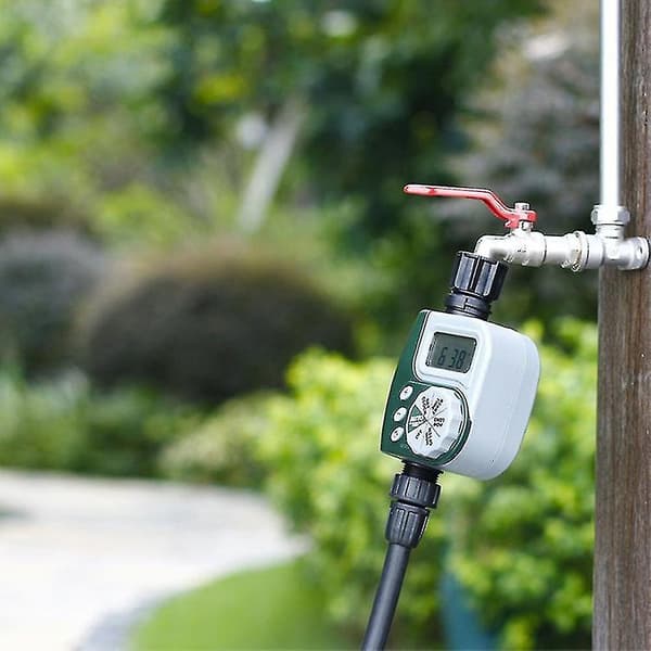 Lat Plantevannings Timer Utendørs Hage Automatisk Drypper