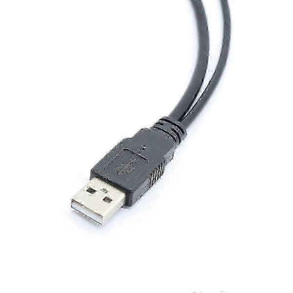 USB Splitter Y-kabel til Dobbelt Opladning, Data Synkronisering - 30cm Højhastigheds USB A Han til Hun Forlænger