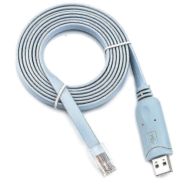 USB RJ45 Cisco Console-kaapeli 6ft FTDI Windows 8, 7, Vista, MAC, Linux RS232