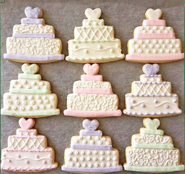 Bröllop kakformar set. kex fondant utstickare för möhippa bröllop