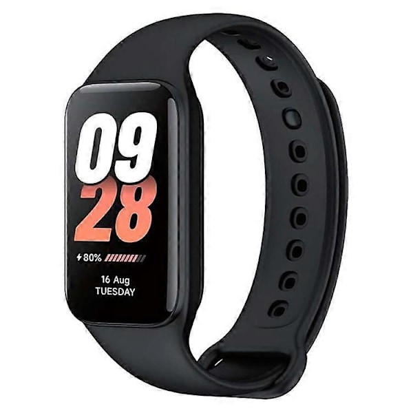 XIAOMI Smart Band 8 Active Global Version, 1,47\" LCD-näyttö, aktiivisuusranneke urheiluun ja terveyden seurantaan Black