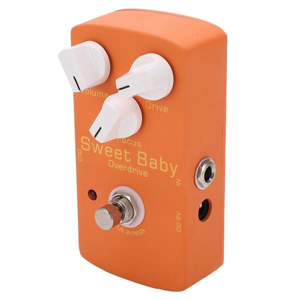 Overdrive Effekt Lav Gain Volume Drive Focus Knapper Elektrisk Guitar Monoblok Effektor Pedal 5mA