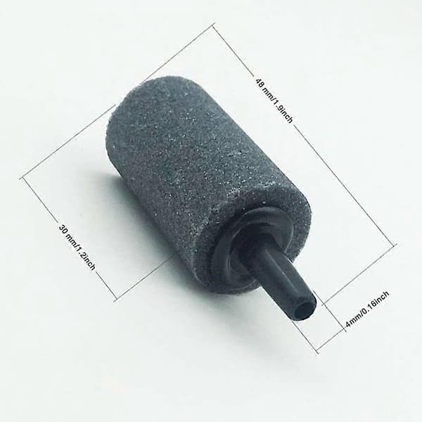 1 tomme luftsten 10 stk. cylinderformet boble diffuser luftsten til akvarium fisketank pumpe og hydroponi