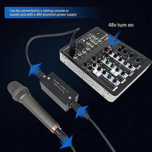 Dynamisk Preamp Clean Gain, Dynamisk Mikrofonforforsterker for Klare Opptak