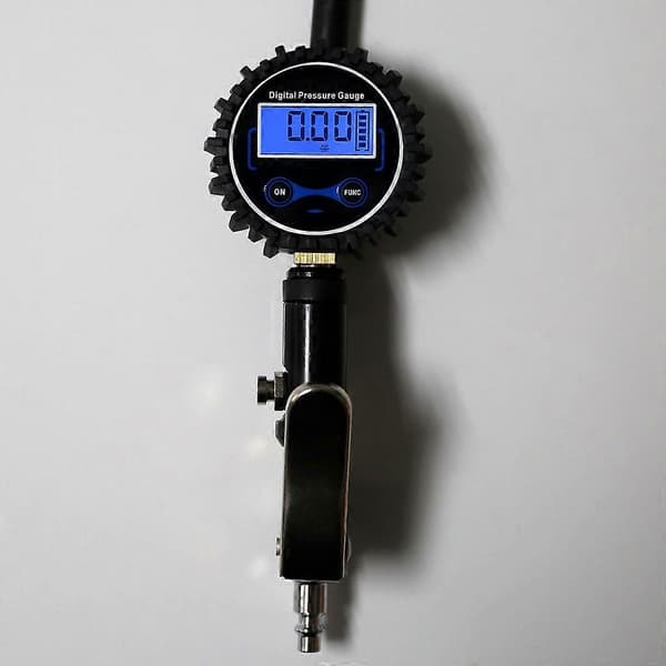 LCD Digital Lastbil Dækpumpe Dæktryksmåler Kompressor Tester 200PSI