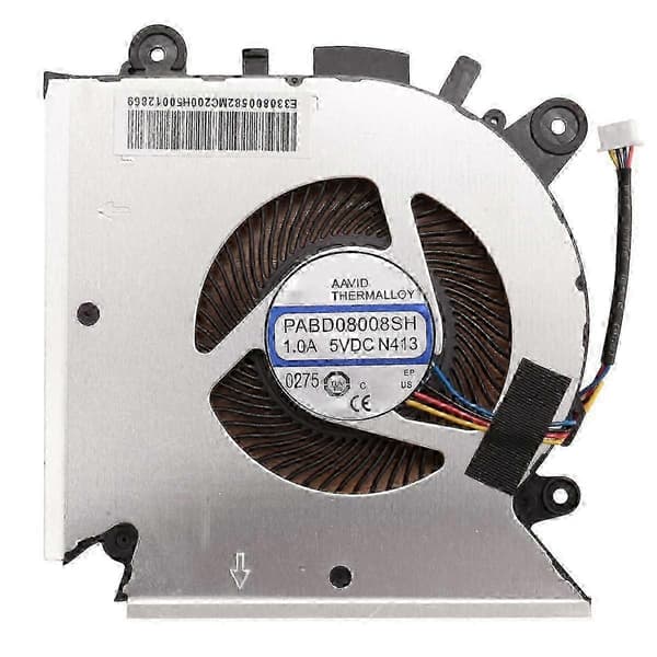 CPU Køleventilator egnet til MSI GF63 MS-16R1 MS-16R2 PABD08008SH N413 E322500300A