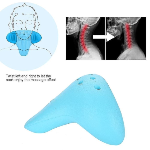 Tflycq Nackmassagekudde, bärbar halsryggradsmassageapparat Akupressur Nackaxelkudde för nacke och
