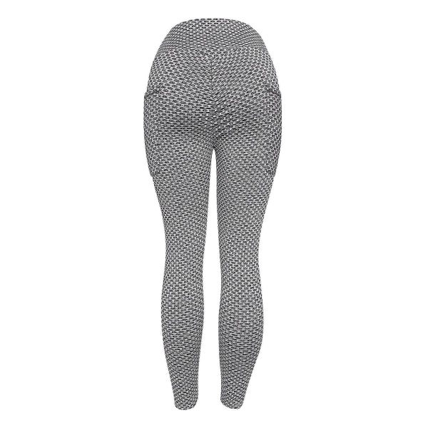 Tflycq Naisten Stretch Jooga Leggingsit Fitness Juoksu Kuntosali Urheilu täyspitkät aktiivihousut Gray M