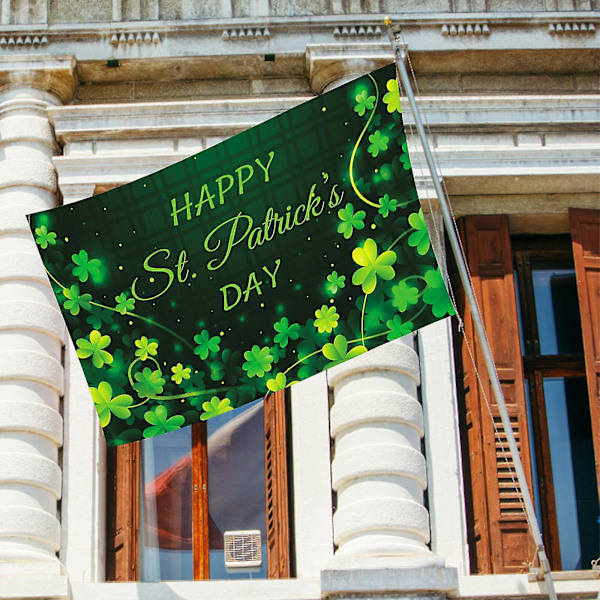 Sæsonbestemt & Julepynt St. Patricks Dag Baggrund Klæde Flag Festival Fest Dekoration Q