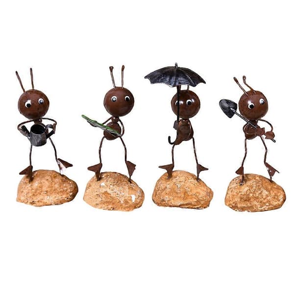 Decor Ant Enkel Myra Docka Dekoration för Bilinredning Järn och Keramiskt Material 2-Pack
