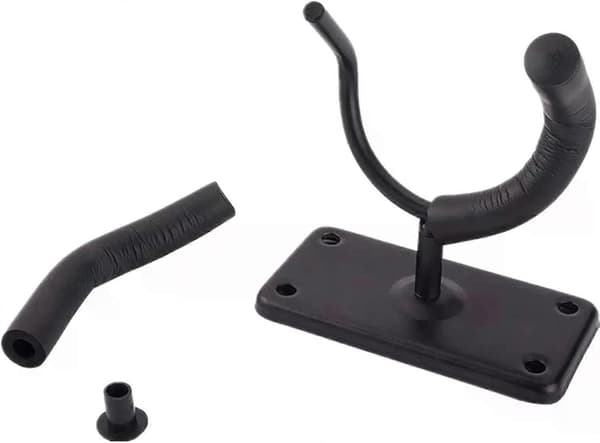Set med 2 Gitarr Väggkrokar Svart Gitarr Väggkrok Metallhållare för Gitarr Banjo Ukulele