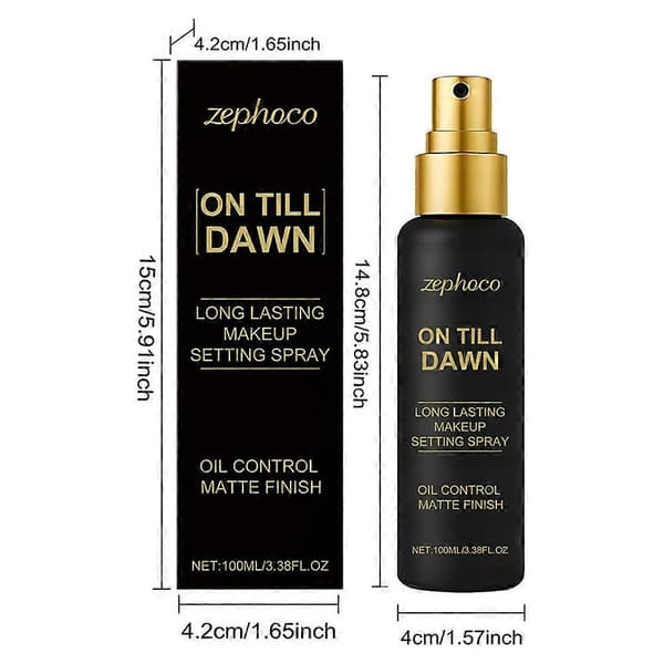 Professionell Makeup Setting Spray, Svettresistent och Kladdfri för Felfri Makeup, för Bröllop och Evenemang
