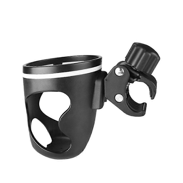 Universell Roterbar Koppholder Barnevogn Konsoll Koppholder Stativ Barnevogn Flaske Kopp Organizer Holder Brakett (Svart)