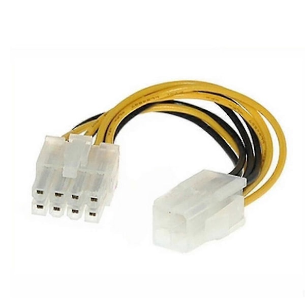 Atx 4-nastainen uros - 8-nastainen naaras Eps virtajohto-sovitin Cpu-virtalähde