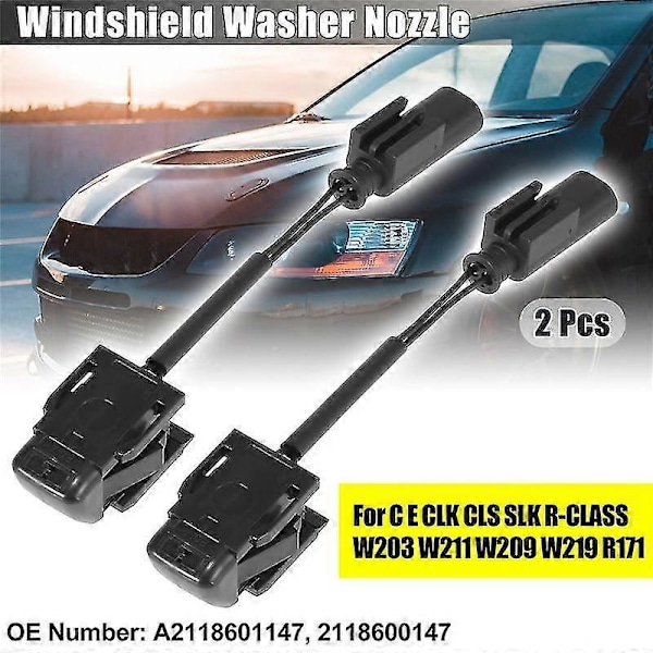 1 par Vinduesviskerdyse A2118601147 Til C E Clk R- W203 W211 W209 W219 Y