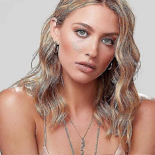 14k guldbelagte lette chunky åbne hoops | Guld øreringe til kvinder