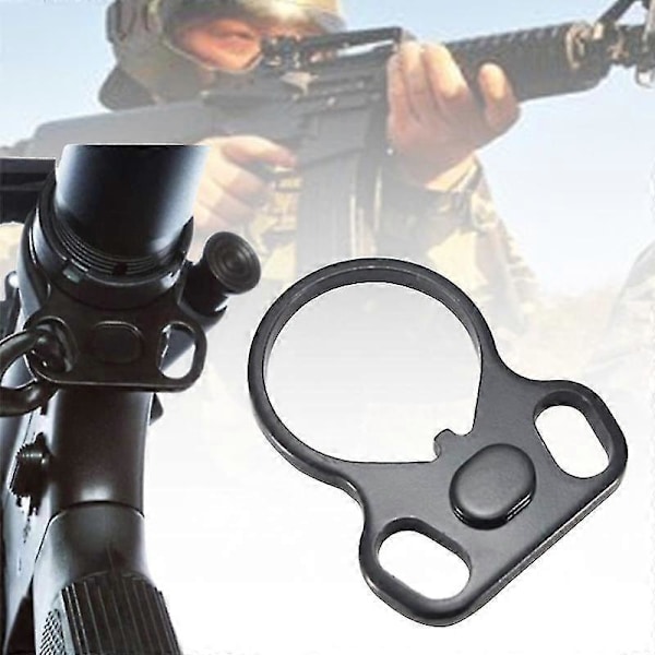 Sling Plate Två-rings Långvarig Användning Standard Stål Sling Loop för Utomhusvandring Camping Klättring-ZZY