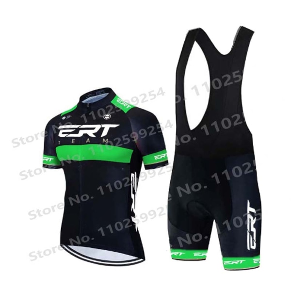 Uusi Set 2023 ERT Miesten Kesä Pyöräilypaita Lyhythihainen MTB Polkupyörä Pyöräily Vaatteet Pyörä Urheiluvaatteet Maillot Ciclismo bib kits 4XL