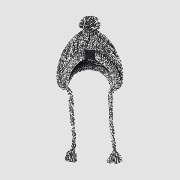 Pet Pompom -neulottu hattu,kissan pörröinen lämmin cap Kitty Villainen päähine, pitkä punos, koiranpennun lemmikkiasusteet Grey L