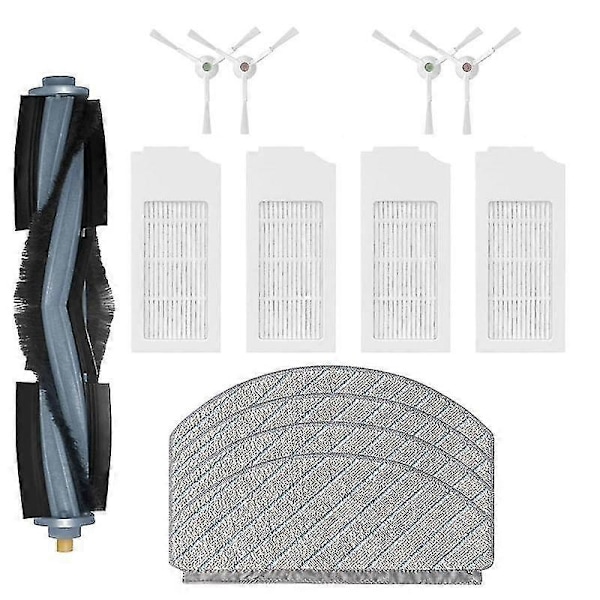 Til Deebot T10 Plus robotstøvsuger, reservedele, tilbehør, HEPA-filter, moppeklud, udskiftning