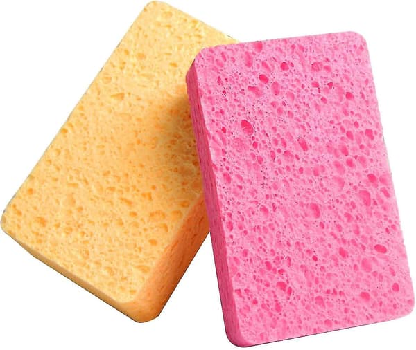 12-pack Köksvampar - Komprimerade Cellulosavampan, Repfri Naturlig Disk