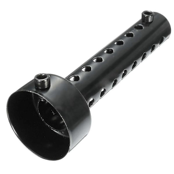 2x Universal Motorcykel Avgasrör Ljuddämpare Db Killer Silencer 48mm Svart