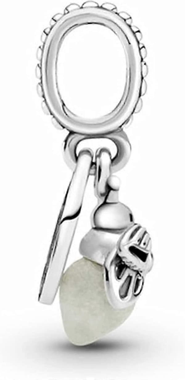 Luminous Firefly -riipus 925 Sterling hopea helmi