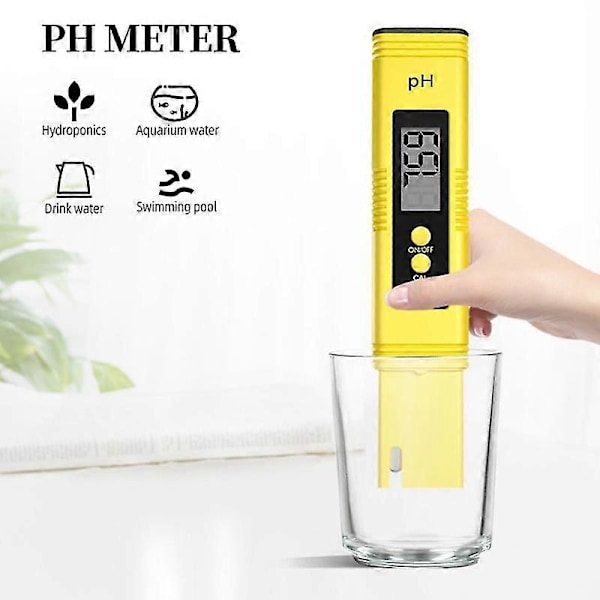 Digital PH-mätare Hög Precision LCD Akvarium Vatten Syra PH-testare Poolanalysator
