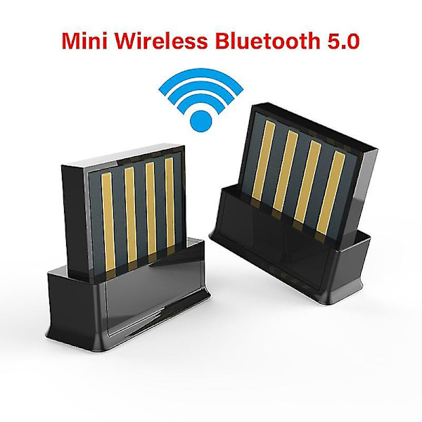 Mini Trådløs Bluetooth-kompatibel 5.0 Sender Adapter Dongle Til PC Laptop Computer Q