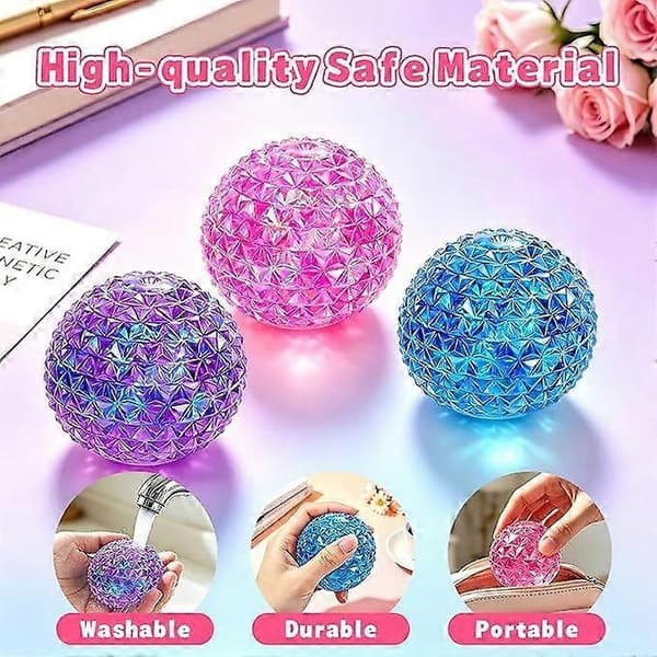 Diamantformet Squishy Klemmebold, Langsomt-stigende Maltsukker Fidget Legetøj til Stress- og Angsthåndtering k6