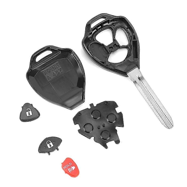 3 Knapper Fjernbetjening Nøgle Etui Skal Passer til Toyota RAV4 Yaris Venza Matrix Scion