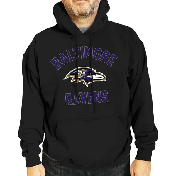 Team Fan Apparel NFL Adult Game Day Huvtröja - Polyesterull Bomullsblandning - Håll dig varm och representera ditt lags stil style 6 S