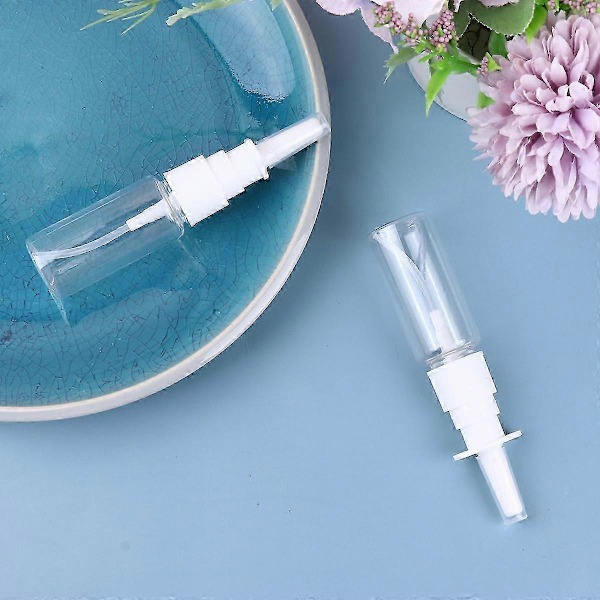 20 st 15 ml Förtjockad Sprayflaska Nässprayflaska Direkt Sprayflaska PET Transparent Plastflaska Bärbar Sprayflaska för Resor Utomhus