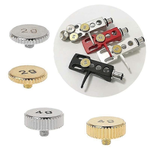 Headshell 4G Shell Vekt Platespiller Metall Elektrisk Instrument Deler for SL1200 SL1210 MK2 3 5 M5G Stylus DJ, Sølv