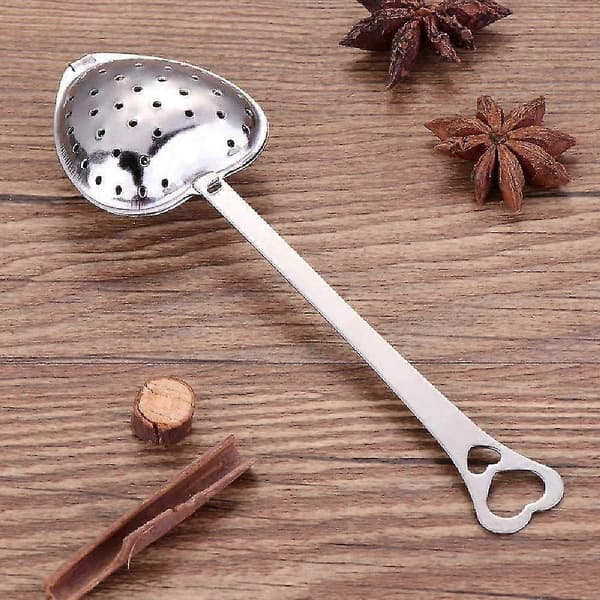 10 stk. hjerteformet te-infuser - Mesh hjerte mesh te-infuser