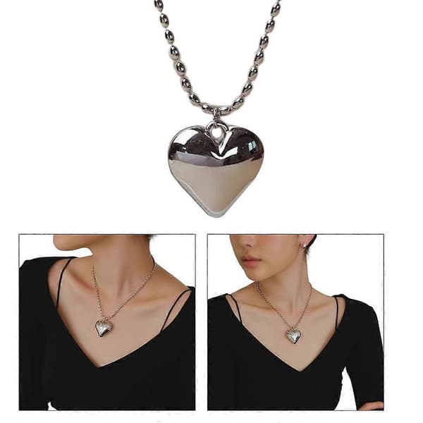 Hjerteanheng Choker CCB Materiale Hals Smykker Perfekt Gave til Kvinner Jenter
