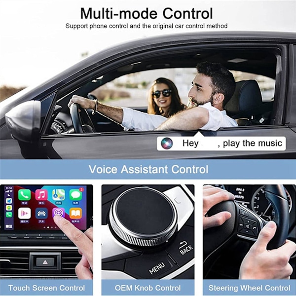 Trådlös Carplay-adapter för trådbunden Carplay Plug & Play Trådlös Carplay-dongel, för från 2015 & Ios 1