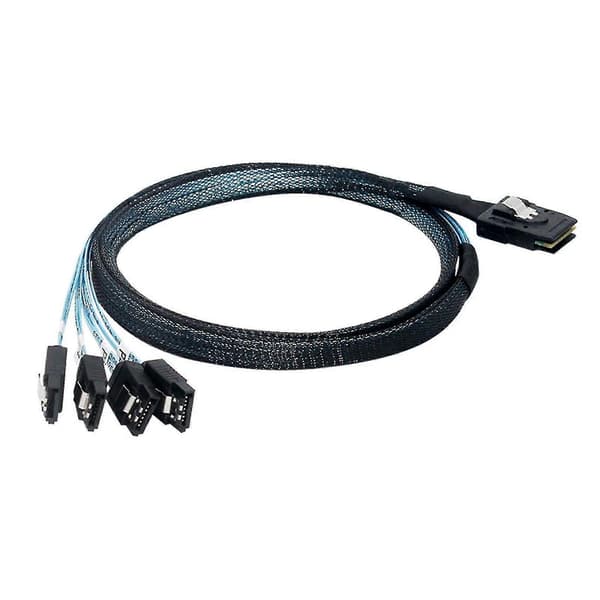 Mini Sas 8087 Till 4 Sata Sas 36p Till Sata3.0 State Hårddiskdatakabel