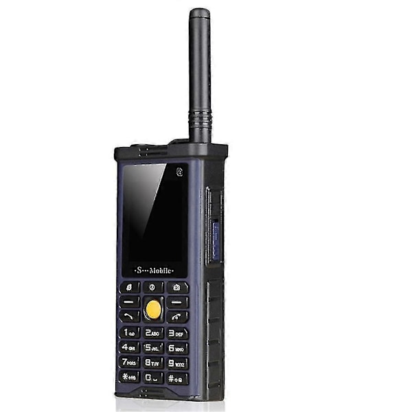 Robust udendørs mobiltelefon med stor batterikapacitet, lang standbytid, antenne, godt signal, fire SIM-kort, 3D-bokshøjttaler, E-bog - Mørkeblå, 2024 Tian