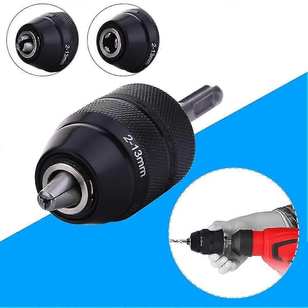 1/2-20unf 2-13mm Borchuck-konverter Selvstrammende Boreadapter Tilbehør Q