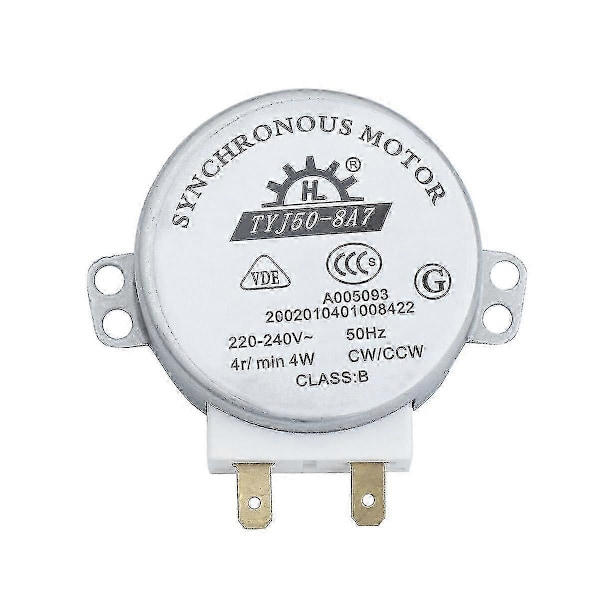 Tyj50-8a7 Ac -240v 4rpm 4w Cw/ccw Miave Uunin Pyörivä Synkronimoottori
