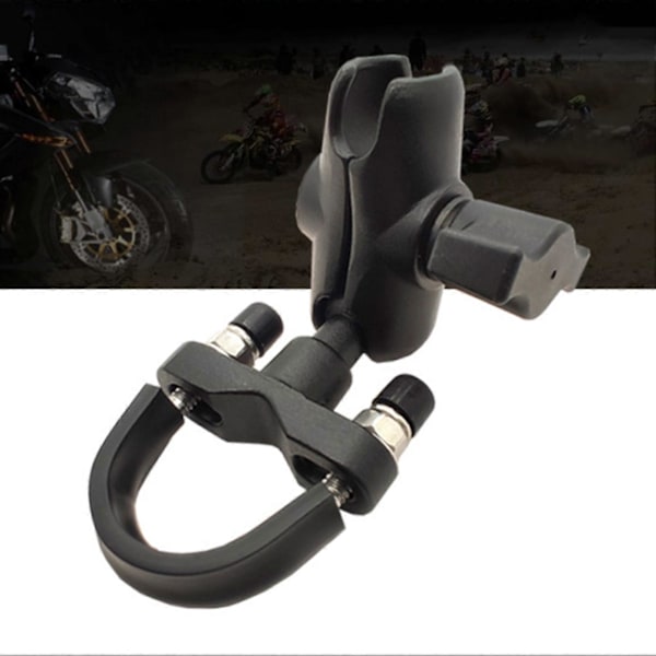 Basispakke Stabil 360 Graders Svingbar Gummikule Styrefeste U-Bolt Base for Motorsykkel/Sykkelstyre
