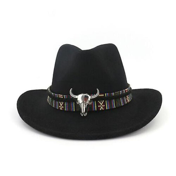 Cowboyhatt Stetson Style Fedora Sun Sommar Western Ridning Bred Brätte Cap